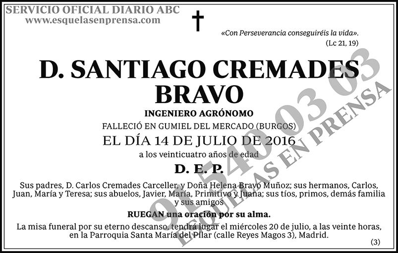 Santiago Cremades Bravo